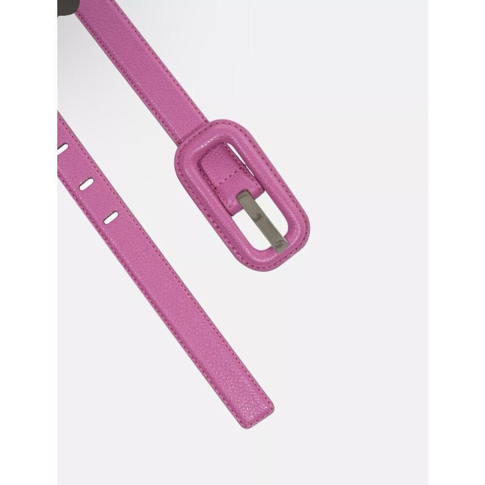 Veronica Beard x Gavazzeni Lavanda Belt Willer Rosa Fucsia Leather NEW $130 XS - Picture 1 of 5